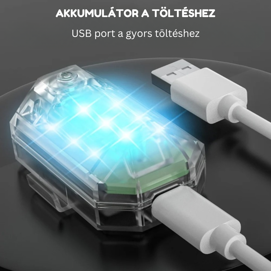 Közúti biztonsági lámpakészlet (4 db)
