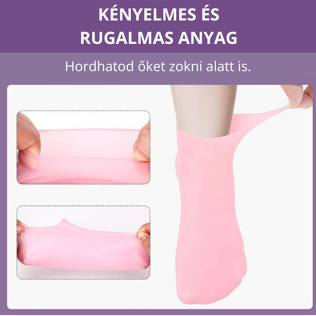 Szilikon Lábápoló Zoknit