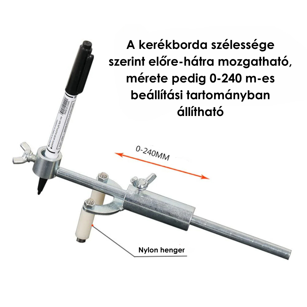 Eszköz a hajlított vonalak javítására