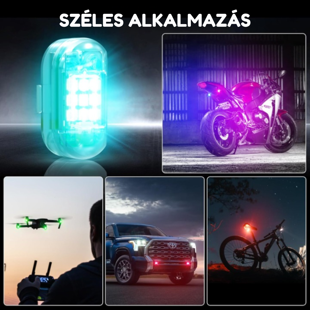 Közúti biztonsági lámpakészlet (4 db)