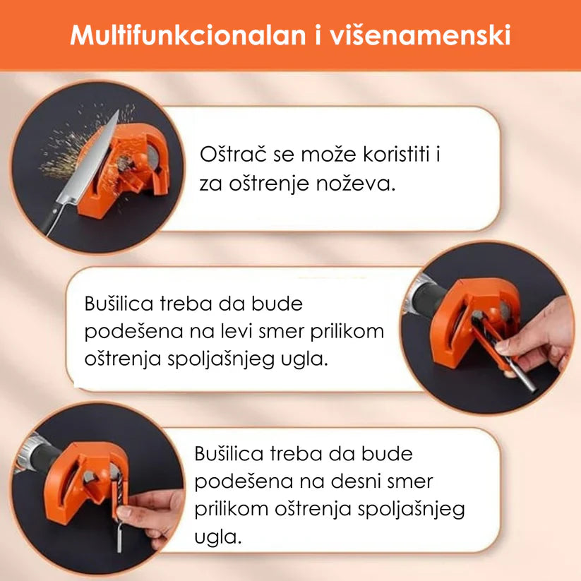 Fúrószár-élező készlet - AKCIÓ