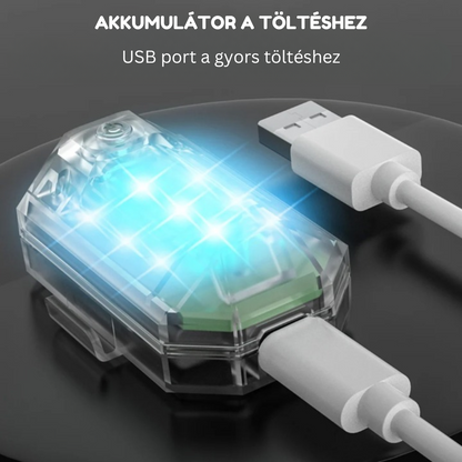 Közúti biztonsági lámpakészlet (4 db)