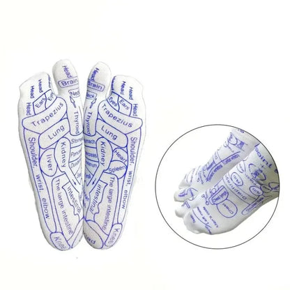 Reflexológiai zokni + 2 masszírozó ajándékba